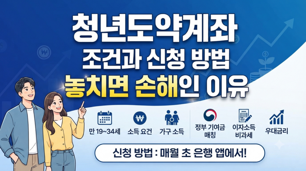 청년도약계좌 조건과 신청 방법, 놓치면 손해인 이유 1 Gemini Generated Image yy33b7yy33b7yy33