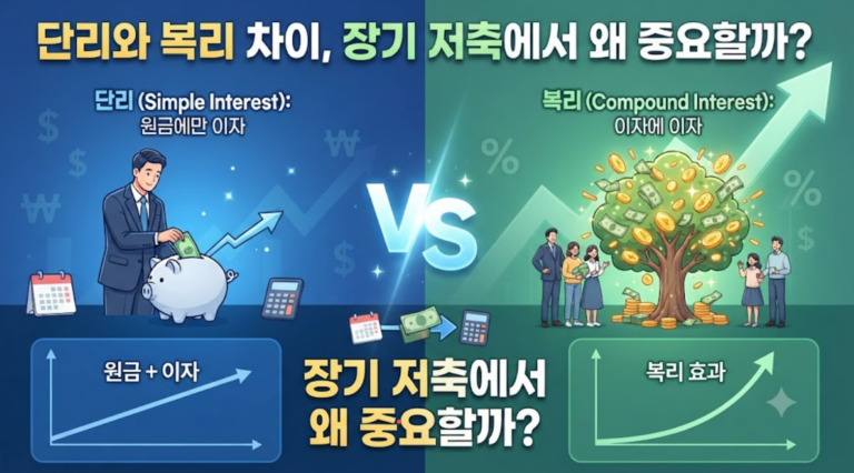 단리와 복리 차이, 장기 저축에서 왜 중요할까? 1 title